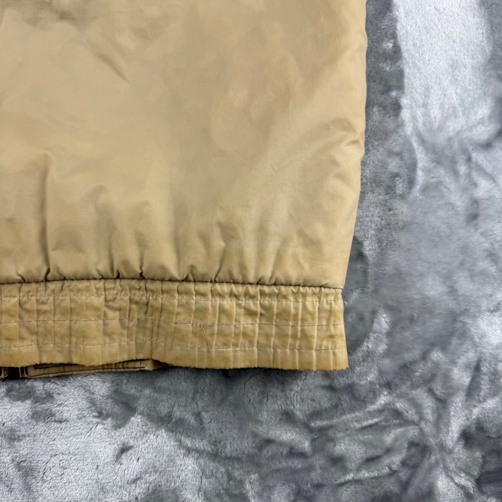 Vintage Shipton Sportswear Puffer Vest Mens Large Colorblock Black Tan Red Zip - Picture 14 of 16